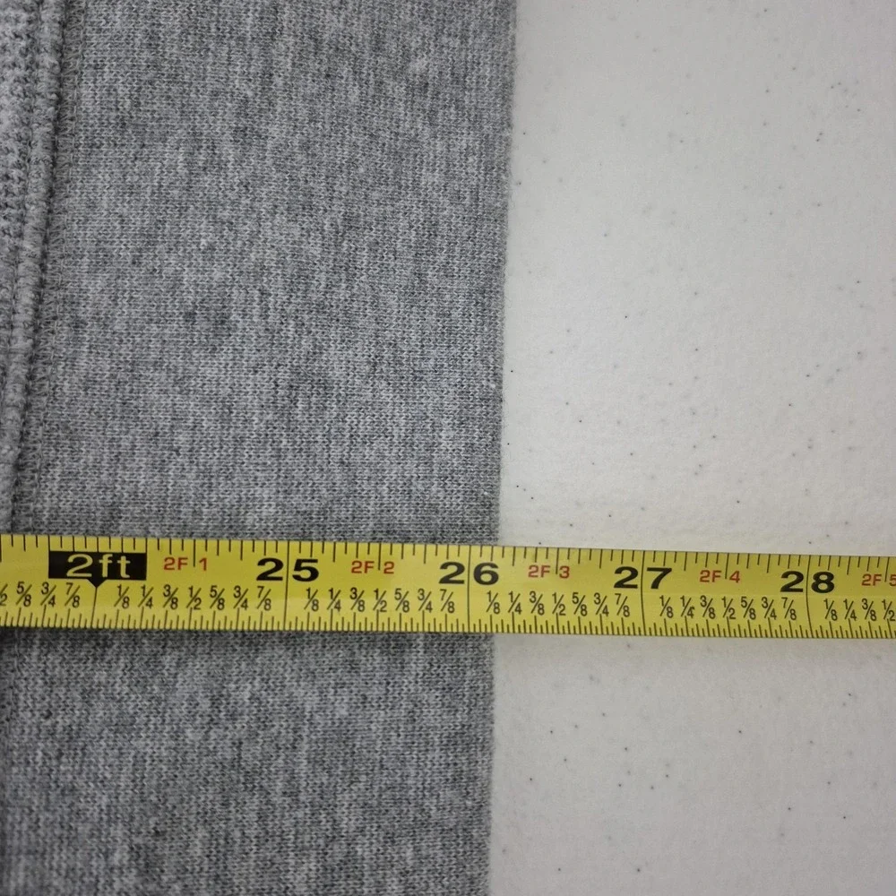Banana Republic Henley Hoodie Pullover Mens Medium Gray Button Sweatshirt Pocket